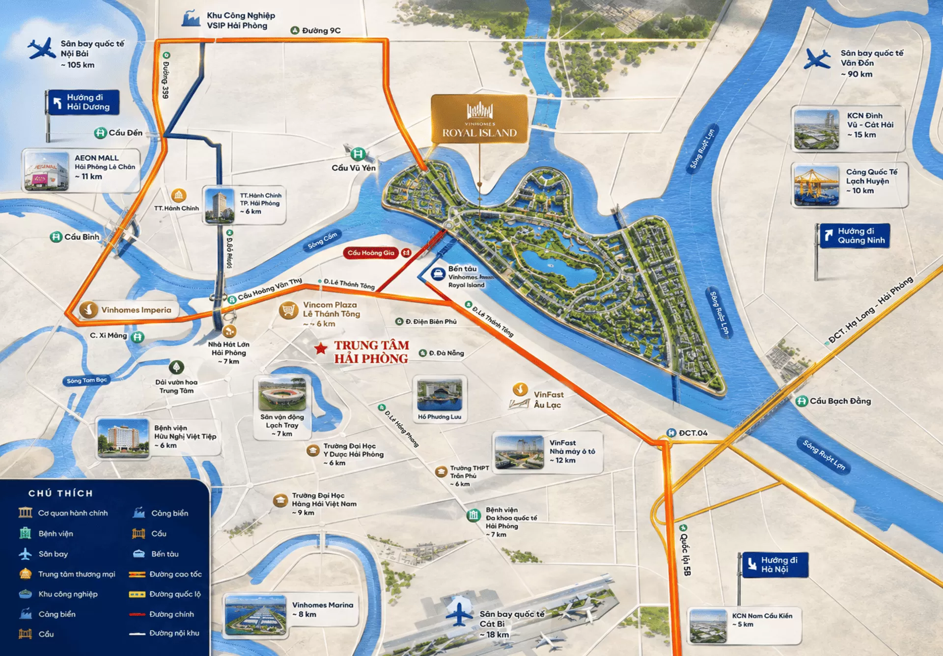 Vị tr&iacute; The Harbor Skyline đang đứng ngay tại t&acirc;m điểm của xu hướng dịch chuyển trung t&acirc;m th&agrave;nh phố 